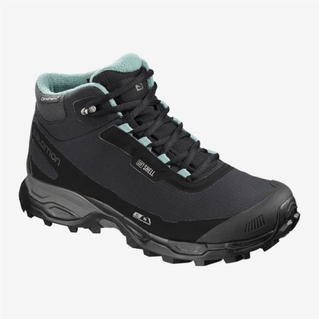 Scarpe Trekking Salomon SHELTER SPIKES CS WP W Donna Nere IT 1-B74